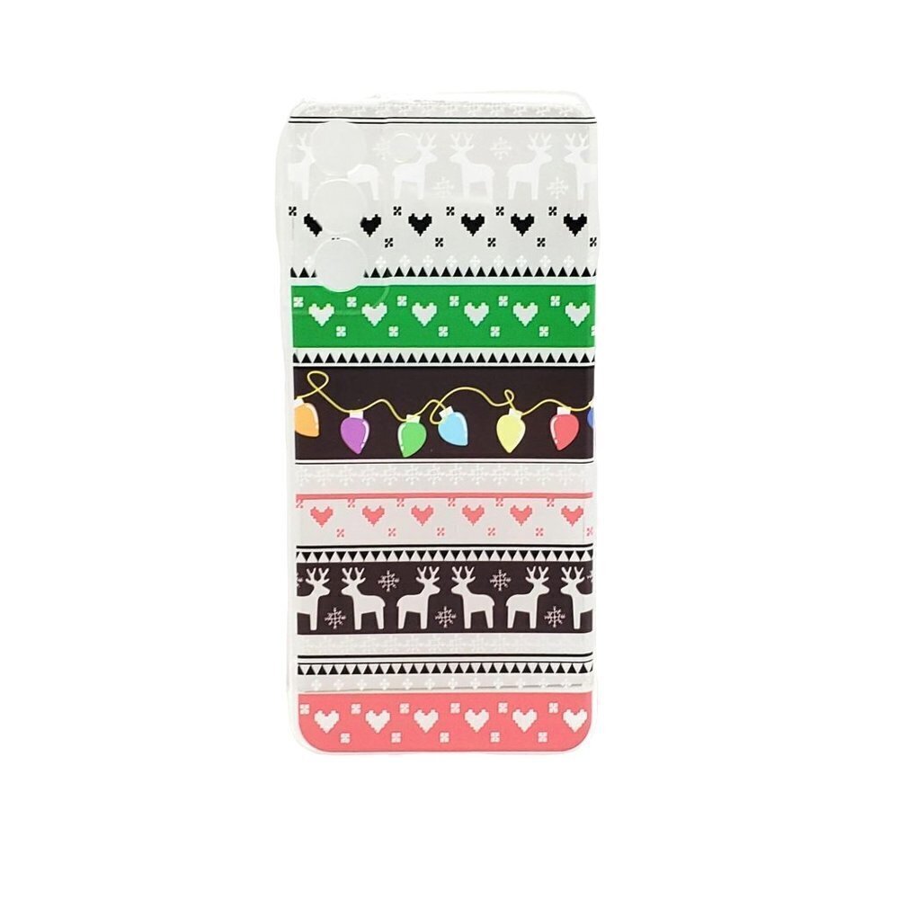 Galaxy S21 Christmas Sweater Pattern Deer Lights Hearts Phone Case